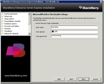 14 BES user password screen 14 BES user password screen